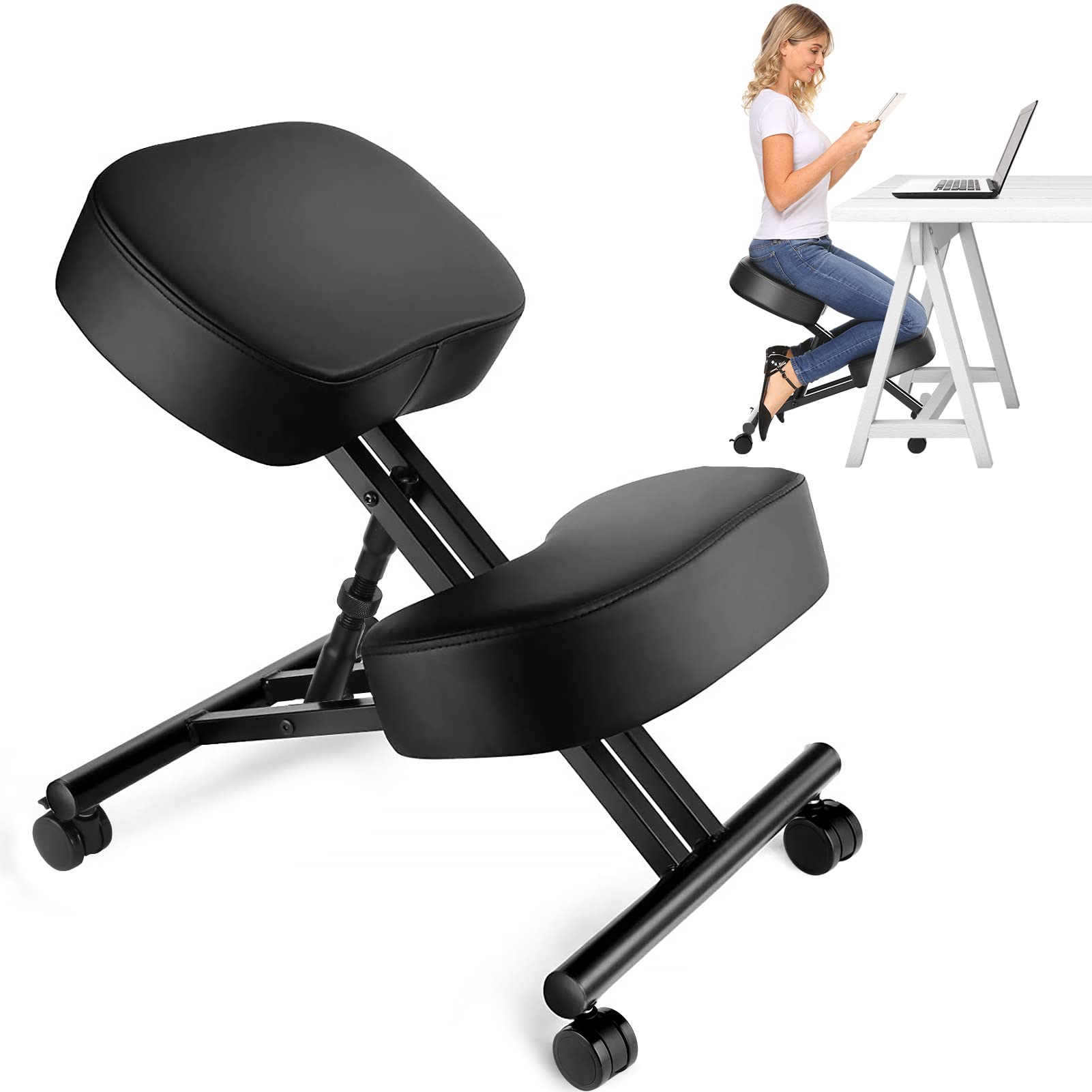 Home Improvement Us - Ofis İçin Ergonomik Diz Çökme Koltuğu,