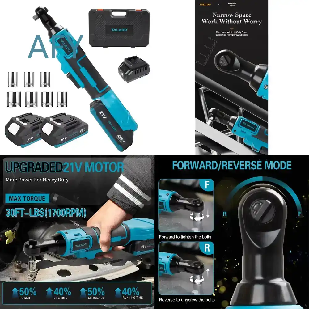 Lowe'S Home Improvement - 21V Yüksek Güçlü Cırcır Anahtarı, Elektrikli