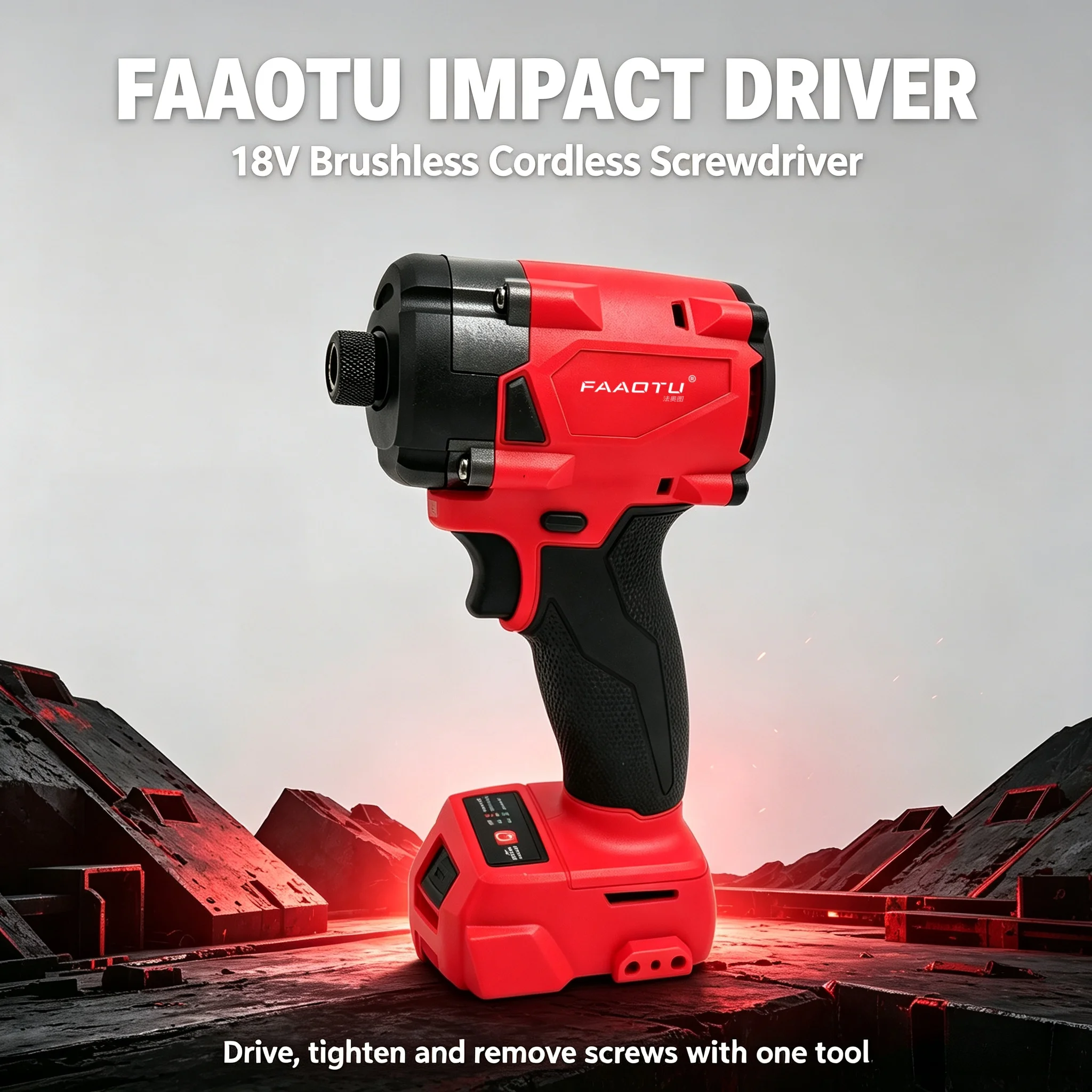 Home Improvement Us - FAAOTU 18V Kablosuz Elektrikli Tornavida, DIY