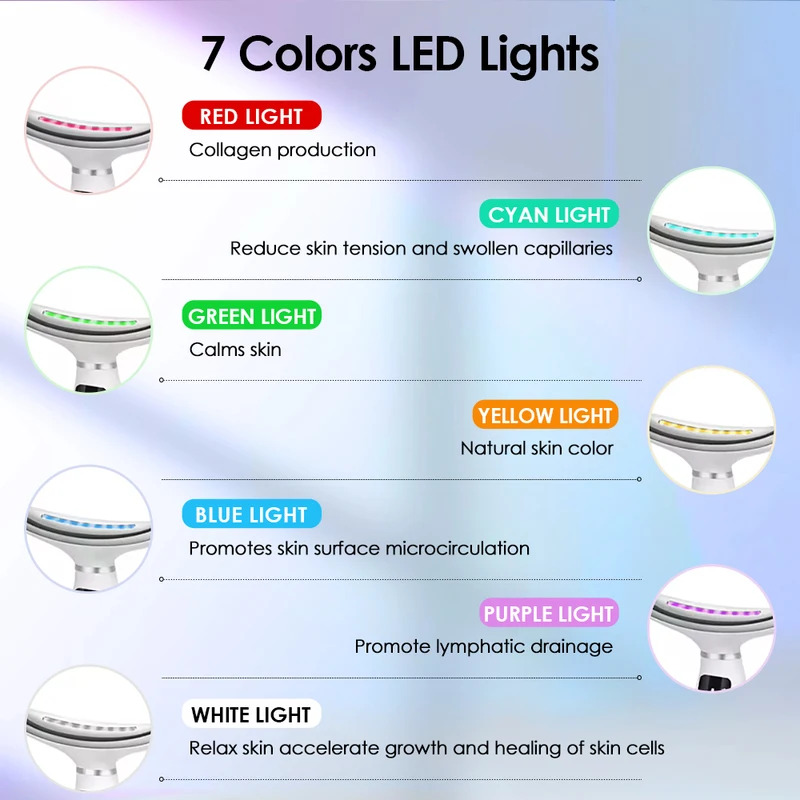 7 Renk LED Işıklar Yüz Boyun G - Home Improvement Loan incelemesi ve fiyatı