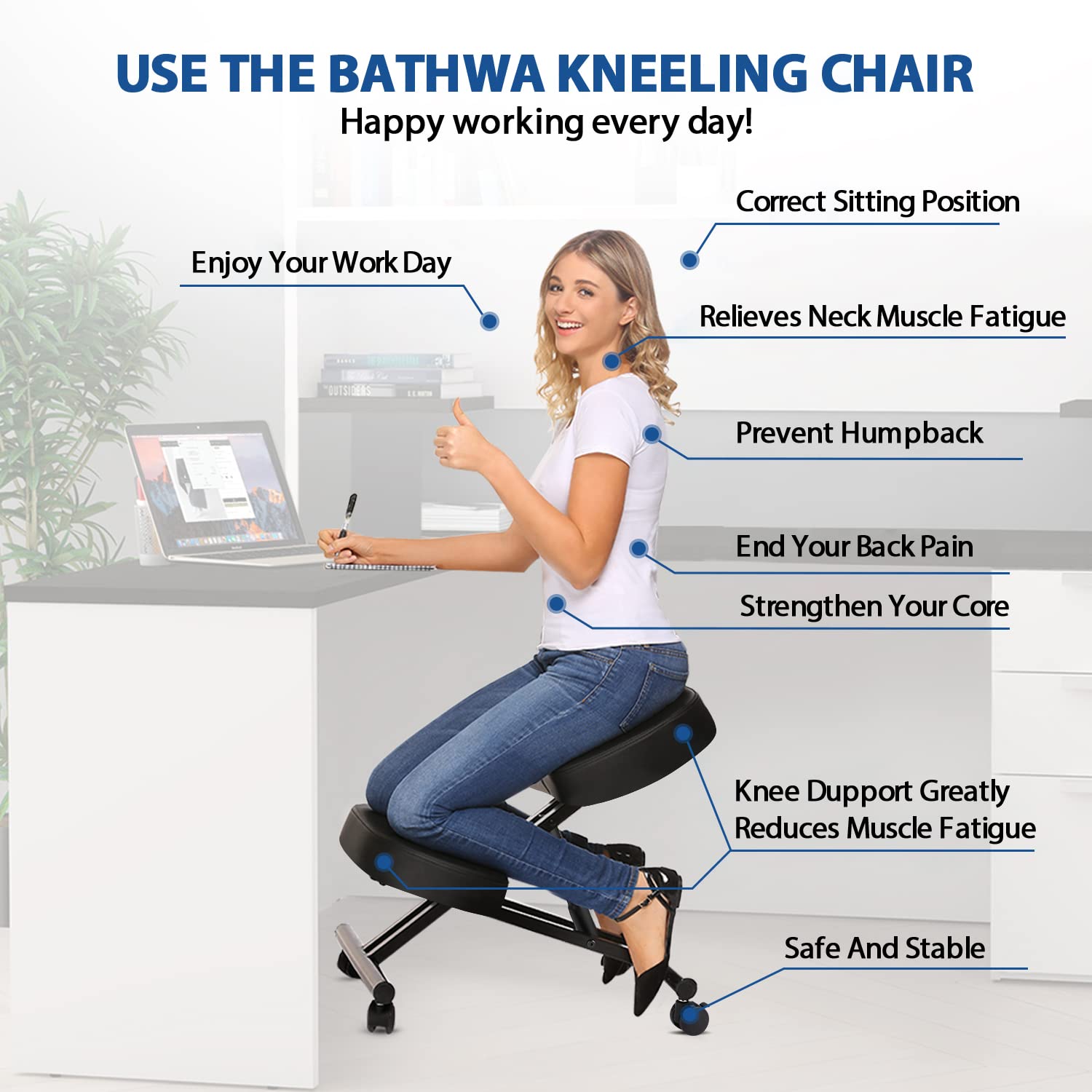 Ofis İçin Ergonomik Diz Çökme  - Home Improvement Us incelemesi ve fiyatı